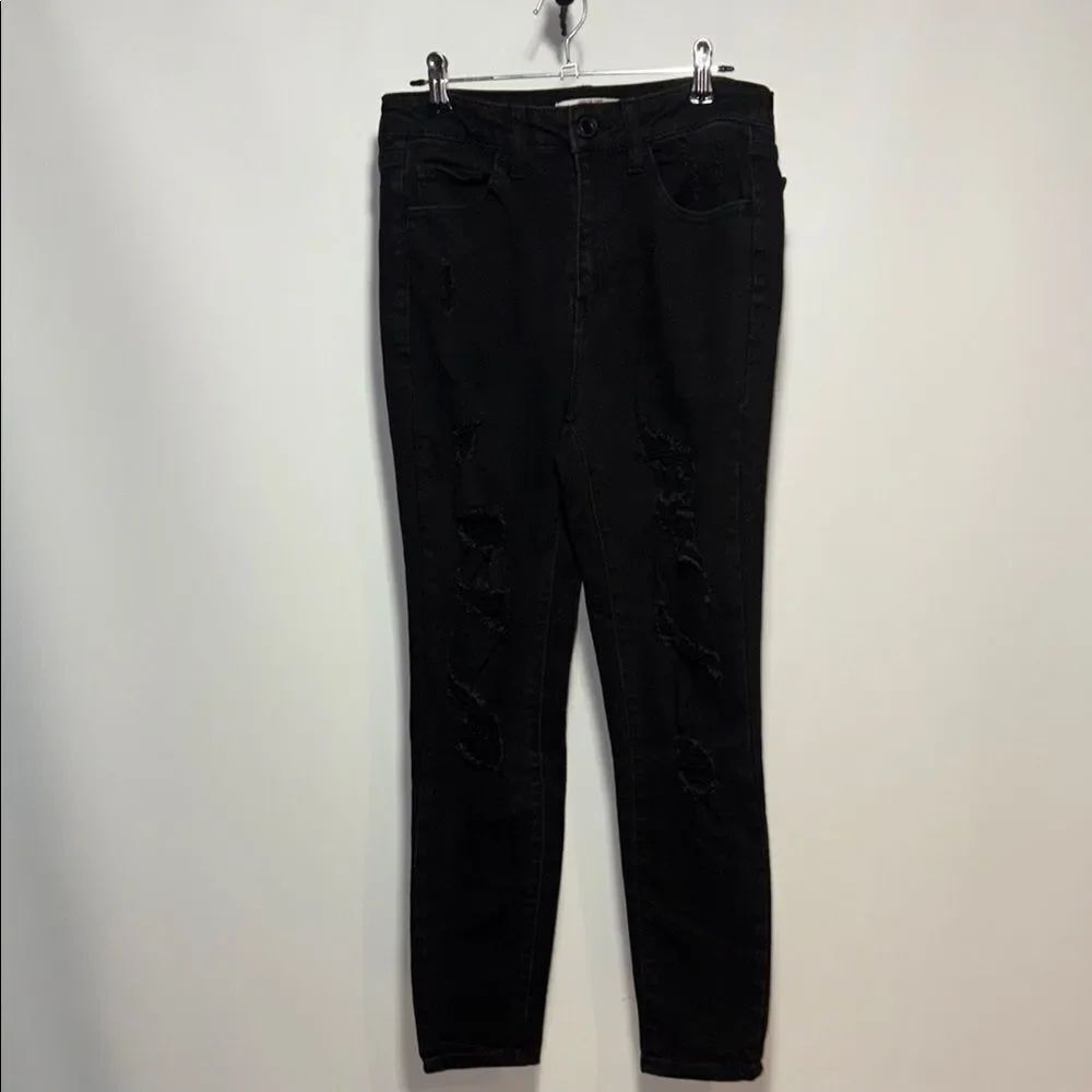 SO Black Skinny Jeans Stretchy Fit